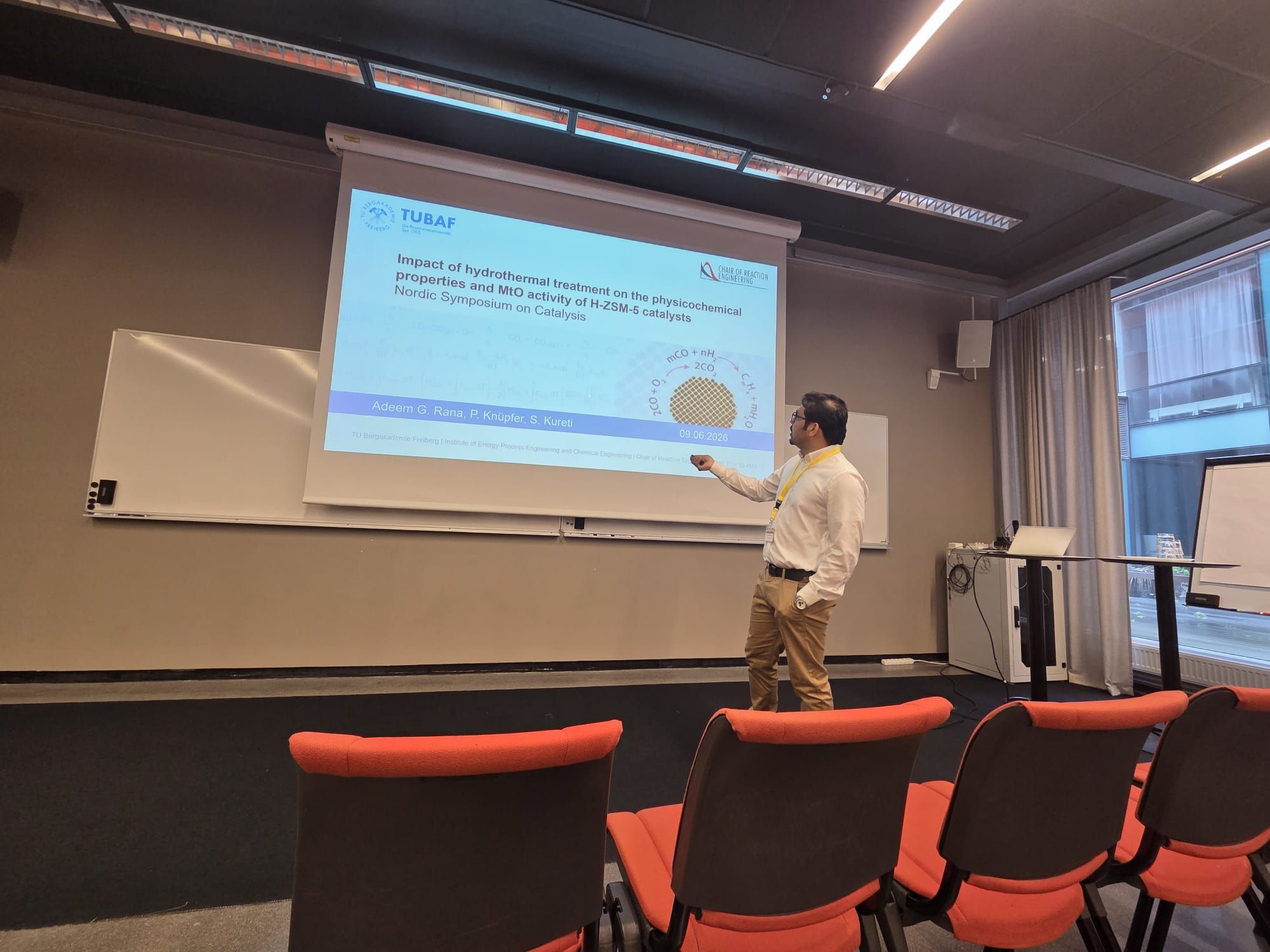 Oral presentation at 21st Nordic Symposium on Catalysis, Gothenburg